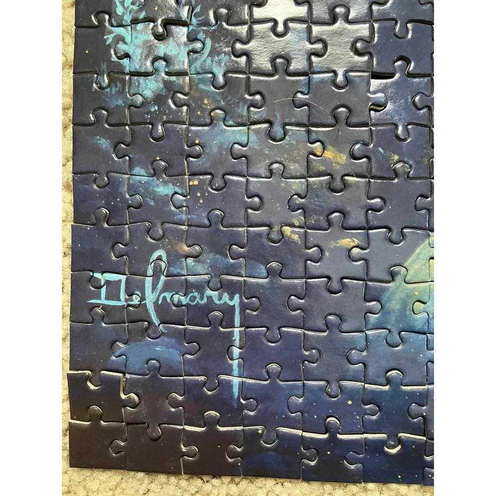 Night of the Comet 1000 Piece Glow in the Dark Jigsaw Puzzle - Dolphins